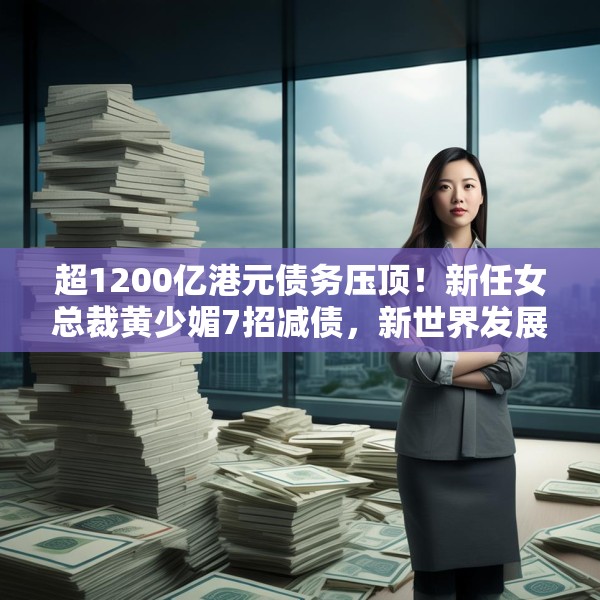 超1200亿港元债务压顶！新任女总裁黄少媚7招减债，新世界发展能否“破局”？