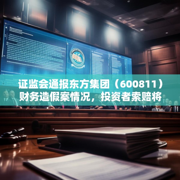 证监会通报东方集团（600811）财务造假案情况，投资者索赔将立案