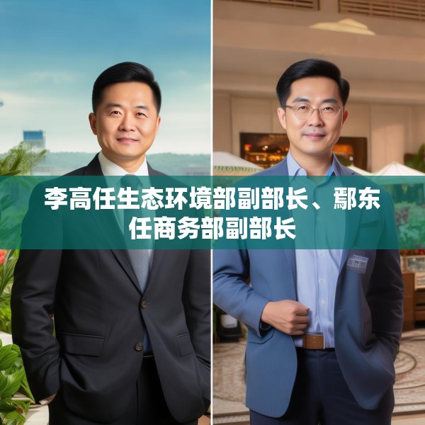 李高任生态环境部副部长、鄢东任商务部副部长