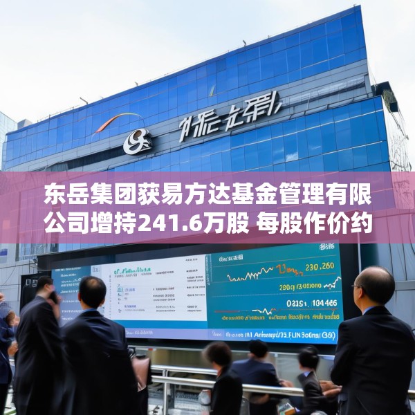 东岳集团获易方达基金管理有限公司增持241.6万股 每股作价约8.75港元