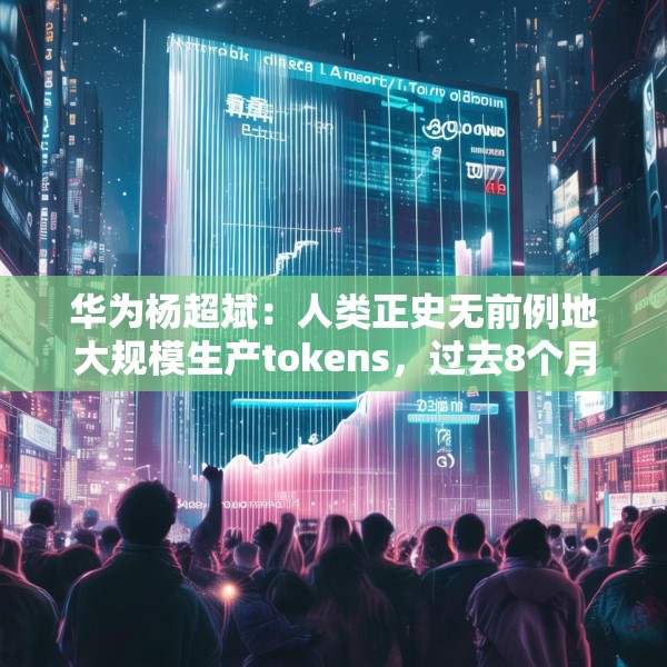 华为杨超斌：人类正史无前例地大规模生产tokens，过去8个月日均TOKEN使用量增加了33倍