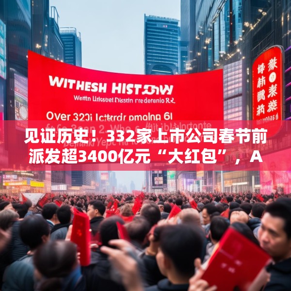 见证历史！332家上市公司春节前派发超3400亿元“大红包”，A股一年多次分红渐成常态