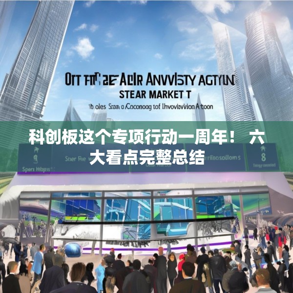 科创板这个专项行动一周年！ 六大看点完整总结