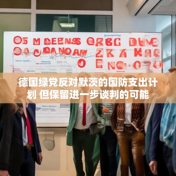 德国绿党反对默茨的国防支出计划 但保留进一步谈判的可能