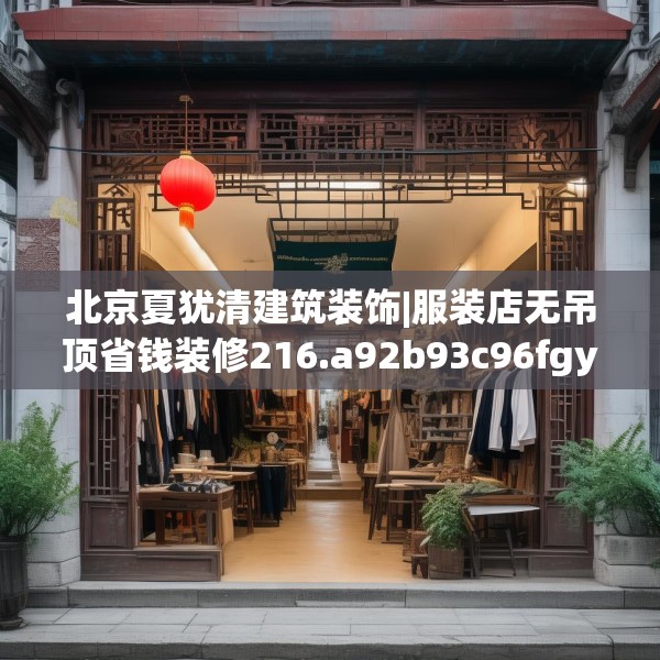 北京夏犹清建筑装饰|服装店无吊顶省钱装修216.a92b93c96fgy.103nbn