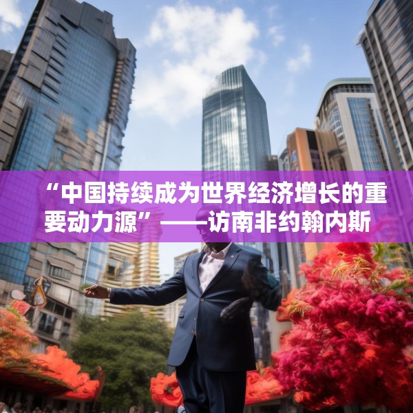 “中国持续成为世界经济增长的重要动力源”——访南非约翰内斯堡大学非洲—中国研究中心主任蒙亚埃