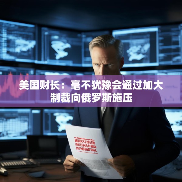 美国财长：毫不犹豫会通过加大制裁向俄罗斯施压