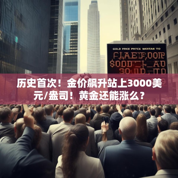 历史首次！金价飙升站上3000美元/盎司！黄金还能涨么？