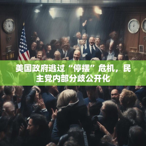美国政府逃过“停摆”危机，民主党内部分歧公开化