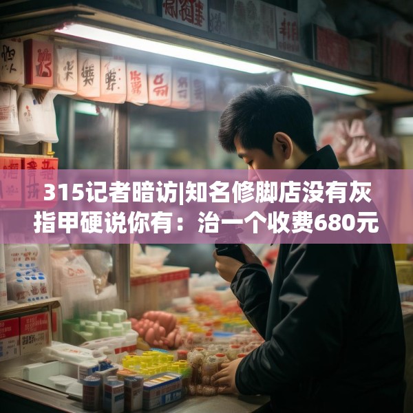 315记者暗访|知名修脚店没有灰指甲硬说你有：治一个收费680元 办卡打8.8折