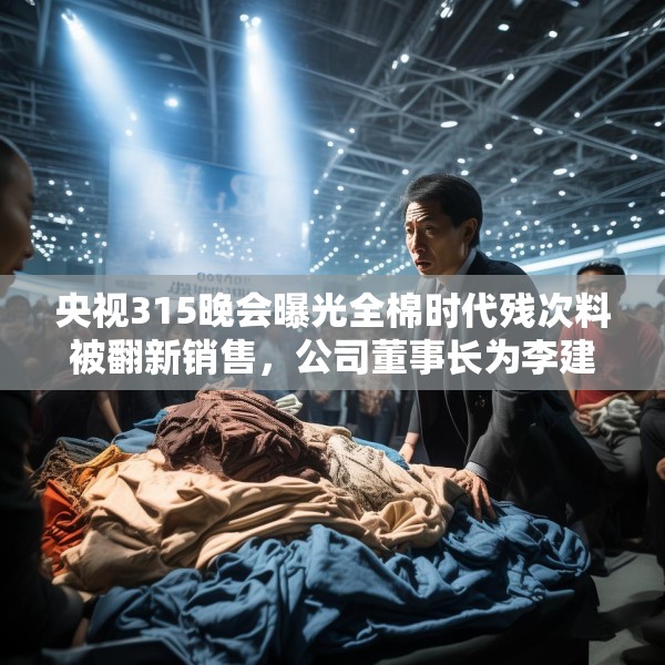央视315晚会曝光全棉时代残次料被翻新销售，公司董事长为李建全