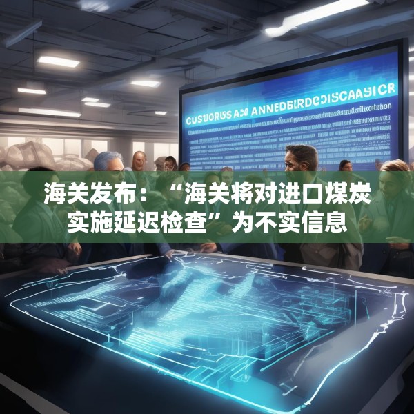 海关发布：“海关将对进口煤炭实施延迟检查”为不实信息