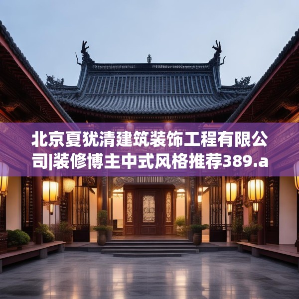 北京夏犹清建筑装饰工程有限公司|装修博主中式风格推荐389.a265b266c269fgy.276cvcx