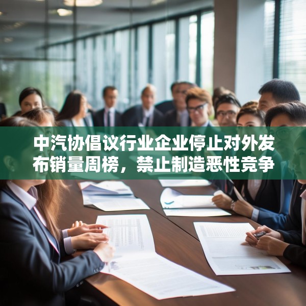 中汽协倡议行业企业停止对外发布销量周榜，禁止制造恶性竞争