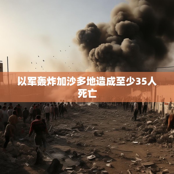 以军轰炸加沙多地造成至少35人死亡