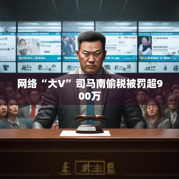 网络“大V”司马南偷税被罚超900万