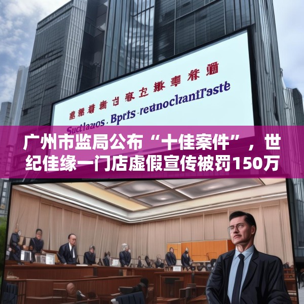广州市监局公布“十佳案件”，世纪佳缘一门店虚假宣传被罚150万元