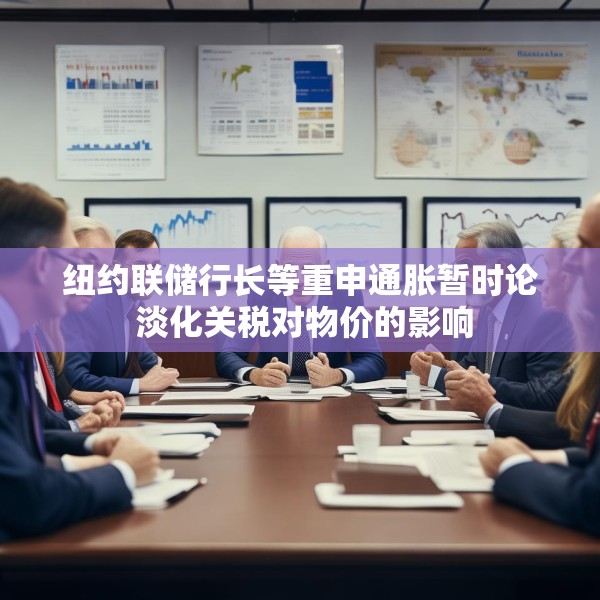 纽约联储行长等重申通胀暂时论 淡化关税对物价的影响