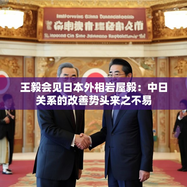 王毅会见日本外相岩屋毅：中日关系的改善势头来之不易