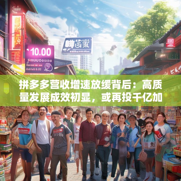 拼多多营收增速放缓背后：高质量发展成效初显，或再投千亿加码商家扶持
