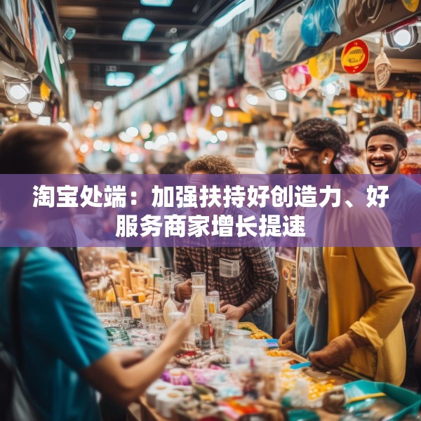 淘宝处端：加强扶持好创造力、好服务商家增长提速
