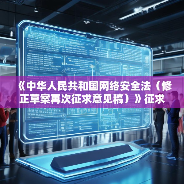《中华人民共和国网络安全法（修正草案再次征求意见稿）》征求意见