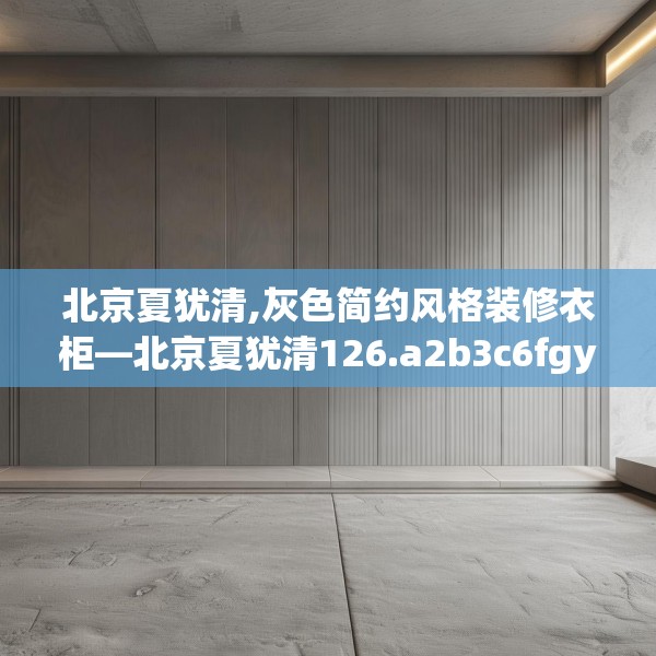 北京夏犹清,灰色简约风格装修衣柜—北京夏犹清126.a2b3c6fgy.13nbn
