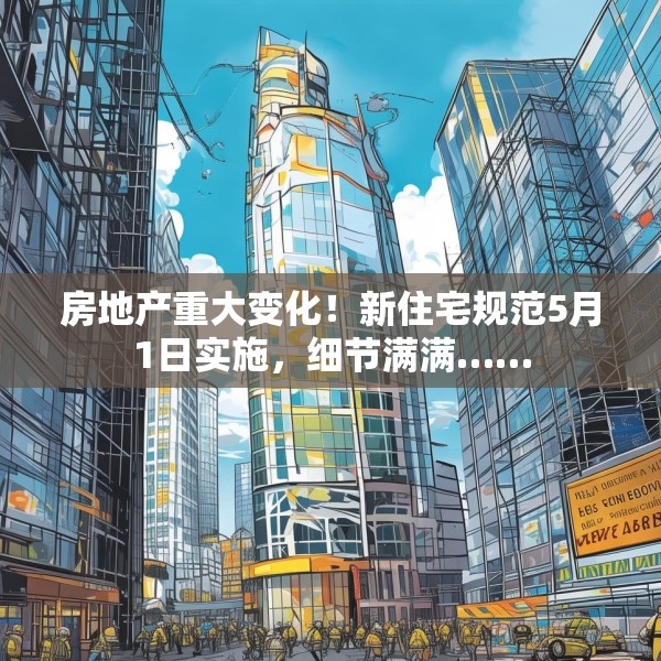 房地产重大变化！新住宅规范5月1日实施，细节满满……