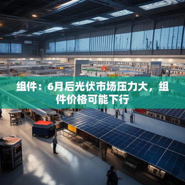 组件：6月后光伏市场压力大，组件价格可能下行