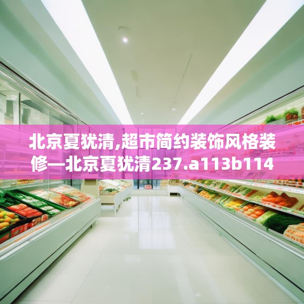 北京夏犹清,超市简约装饰风格装修—北京夏犹清237.a113b114c117fgy.124uyk