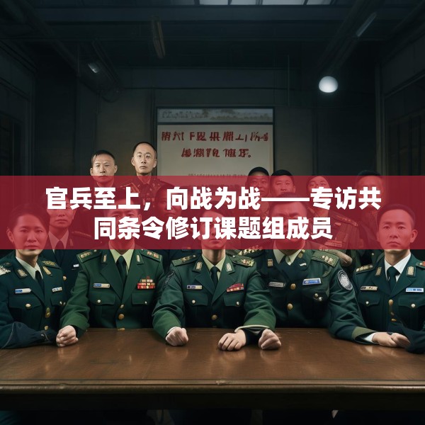 官兵至上，向战为战——专访共同条令修订课题组成员