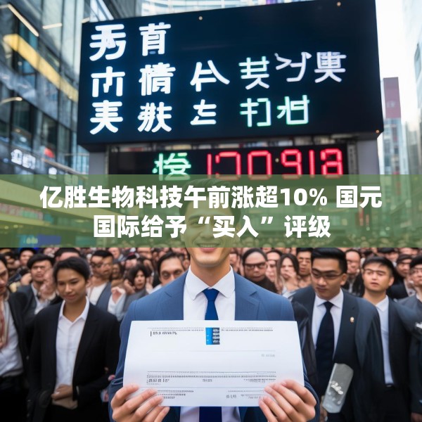 亿胜生物科技午前涨超10% 国元国际给予“买入”评级