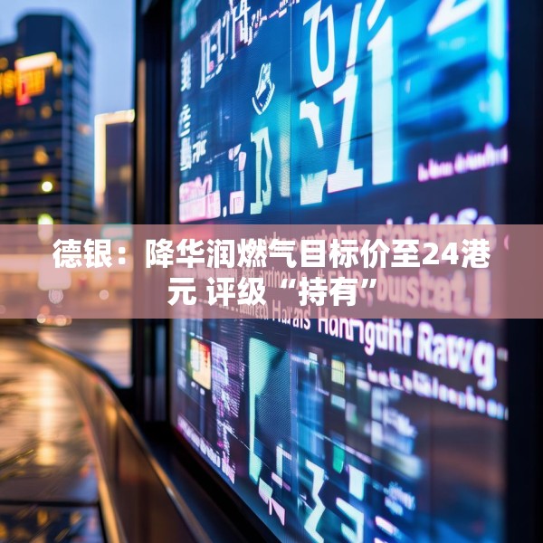 德银：降华润燃气目标价至24港元 评级“持有”