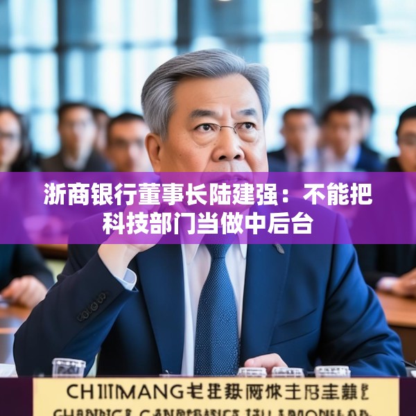 浙商银行董事长陆建强：不能把科技部门当做中后台