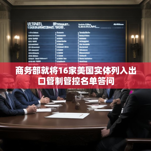 商务部就将16家美国实体列入出口管制管控名单答问