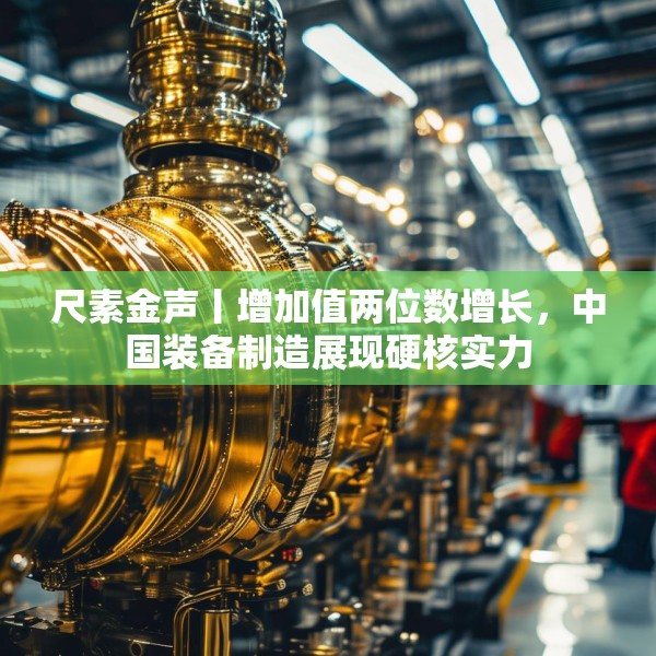 尺素金声丨增加值两位数增长，中国装备制造展现硬核实力