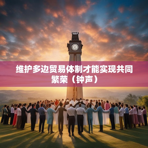 维护多边贸易体制才能实现共同繁荣（钟声）