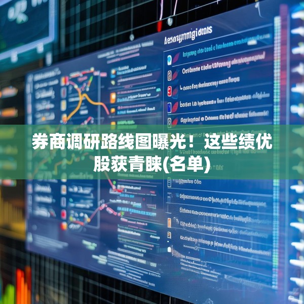 券商调研路线图曝光！这些绩优股获青睐(名单)