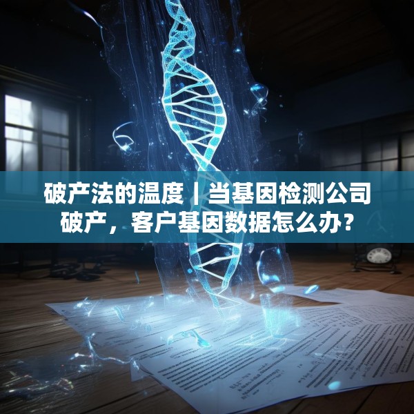 破产法的温度｜当基因检测公司破产，客户基因数据怎么办？