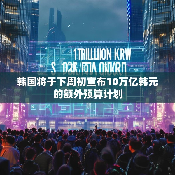 韩国将于下周初宣布10万亿韩元的额外预算计划