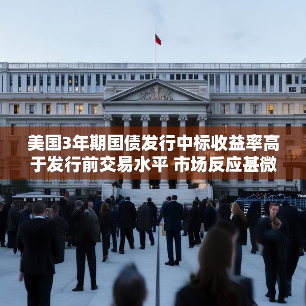 美国3年期国债发行中标收益率高于发行前交易水平 市场反应甚微