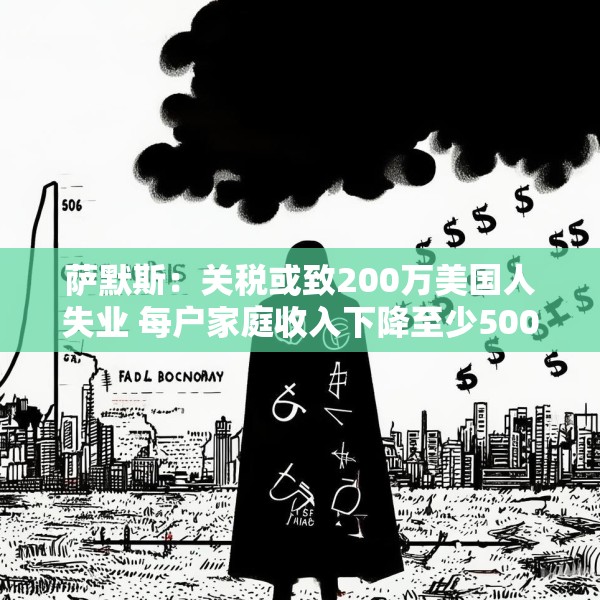 萨默斯：关税或致200万美国人失业 每户家庭收入下降至少5000美元