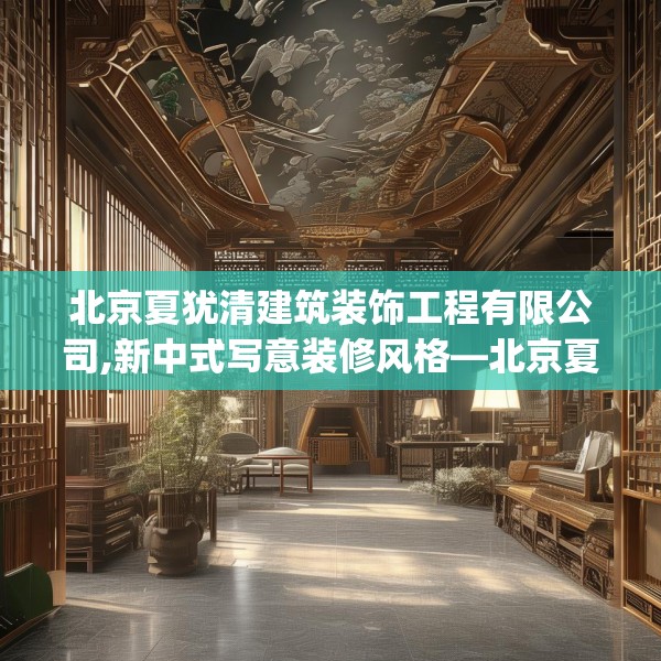 北京夏犹清建筑装饰工程有限公司,新中式写意装修风格—北京夏犹清建筑装饰工程有限公司221.a97b98c101fgy.108fds