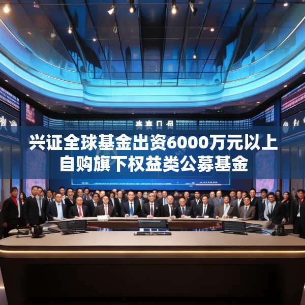 兴证全球基金出资6000万元以上自购旗下权益类公募基金