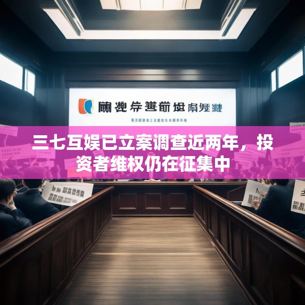 三七互娱已立案调查近两年，投资者维权仍在征集中