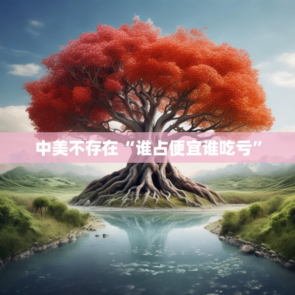 中美不存在“谁占便宜谁吃亏”
