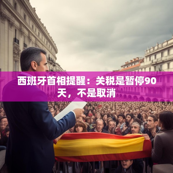 西班牙首相提醒：关税是暂停90天，不是取消