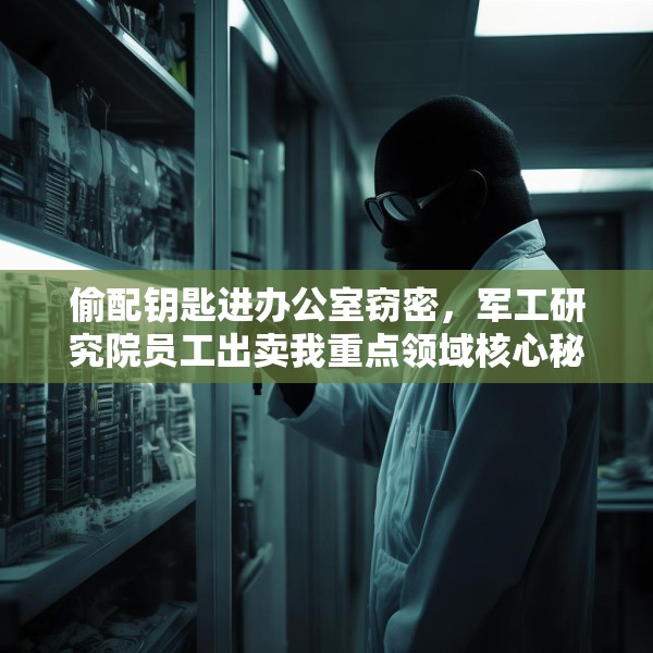偷配钥匙进办公室窃密，军工研究院员工出卖我重点领域核心秘密被判无期