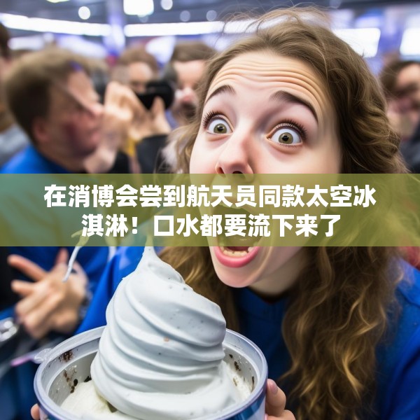 在消博会尝到航天员同款太空冰淇淋！口水都要流下来了