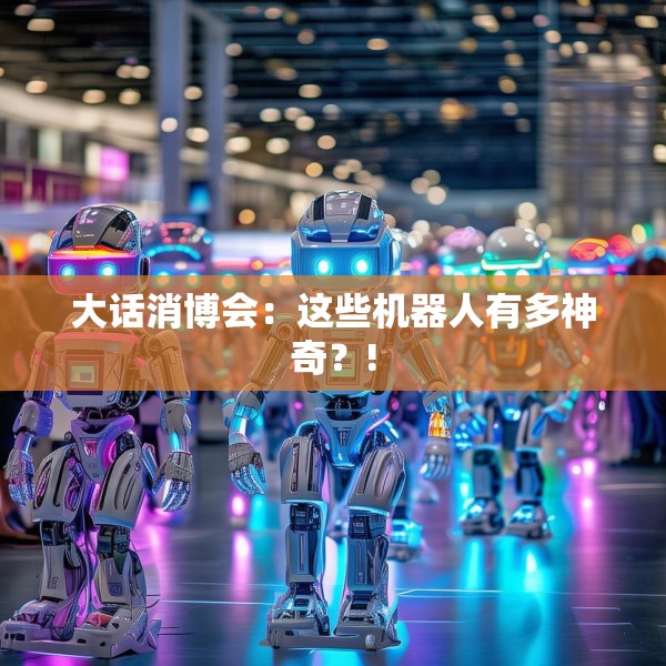 大话消博会：这些机器人有多神奇？!